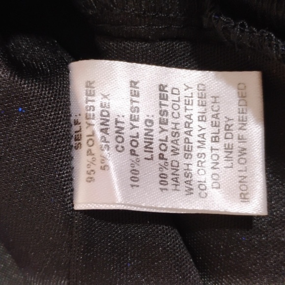 Shop 17 Black & blue sequin Hi  Waist  jumpsuit - Picture 12 of 13